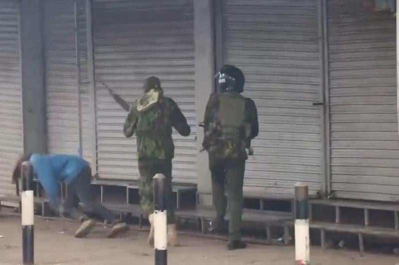 File image of the shooting incident involving Boniface Kariuki